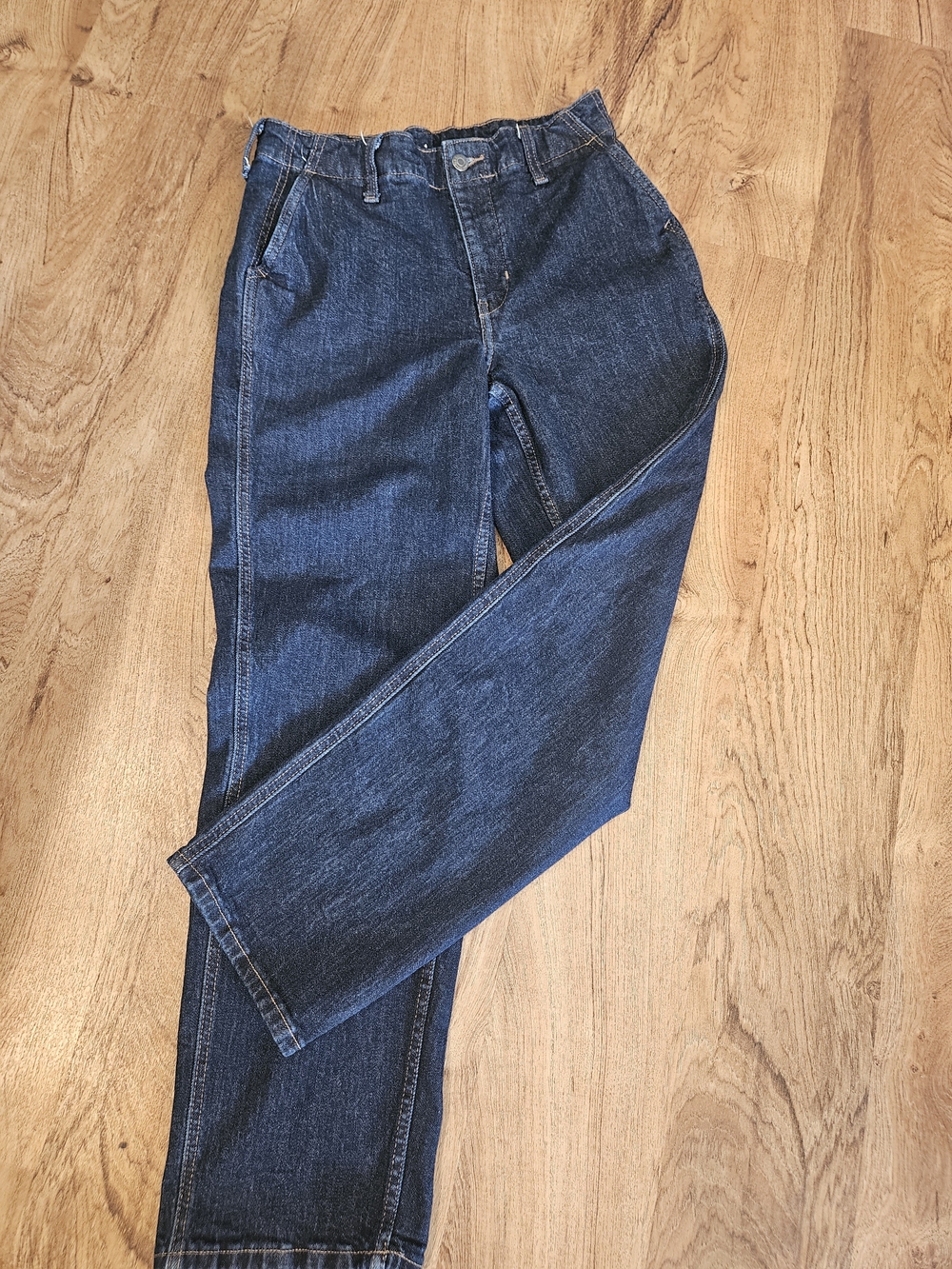 Old Navy Dark Blue High Rise OG Loose Smooth Pocket Women's Jeans Size 4